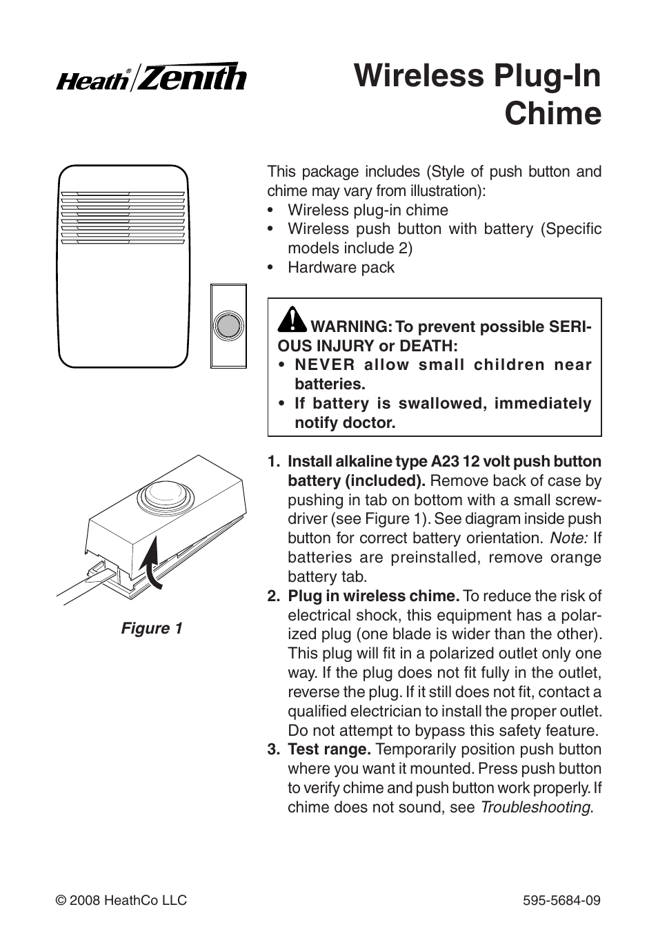 Heath Zenith 595-5684-09 User Manual | 24 pages