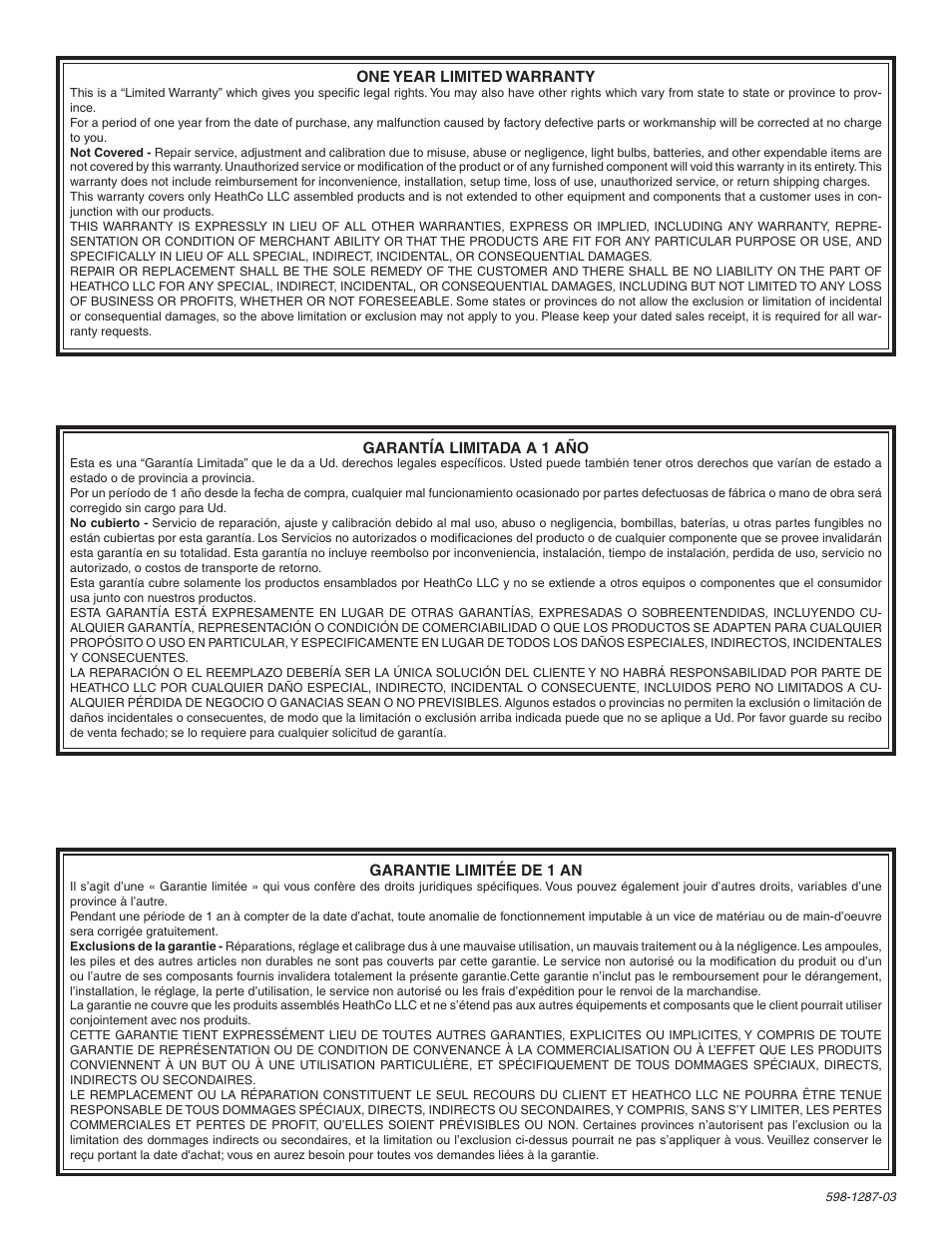 Heath Zenith UT-5675-BZ User Manual | Page 4 / 4