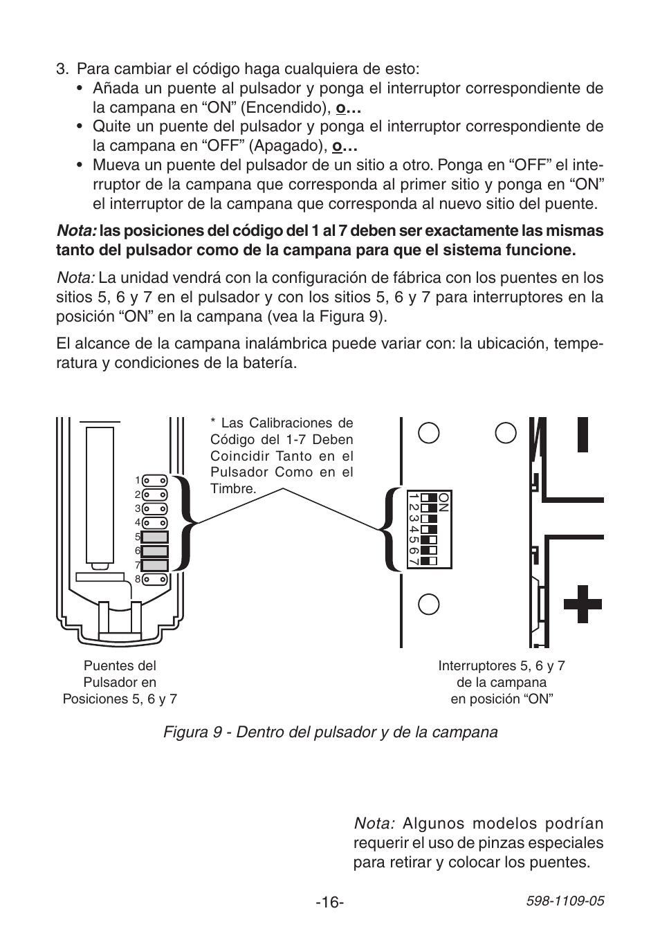 Heath Zenith Wireless Mechanical Battery Operated Chime 598-1109-05 User Manual | Page 16 / 28