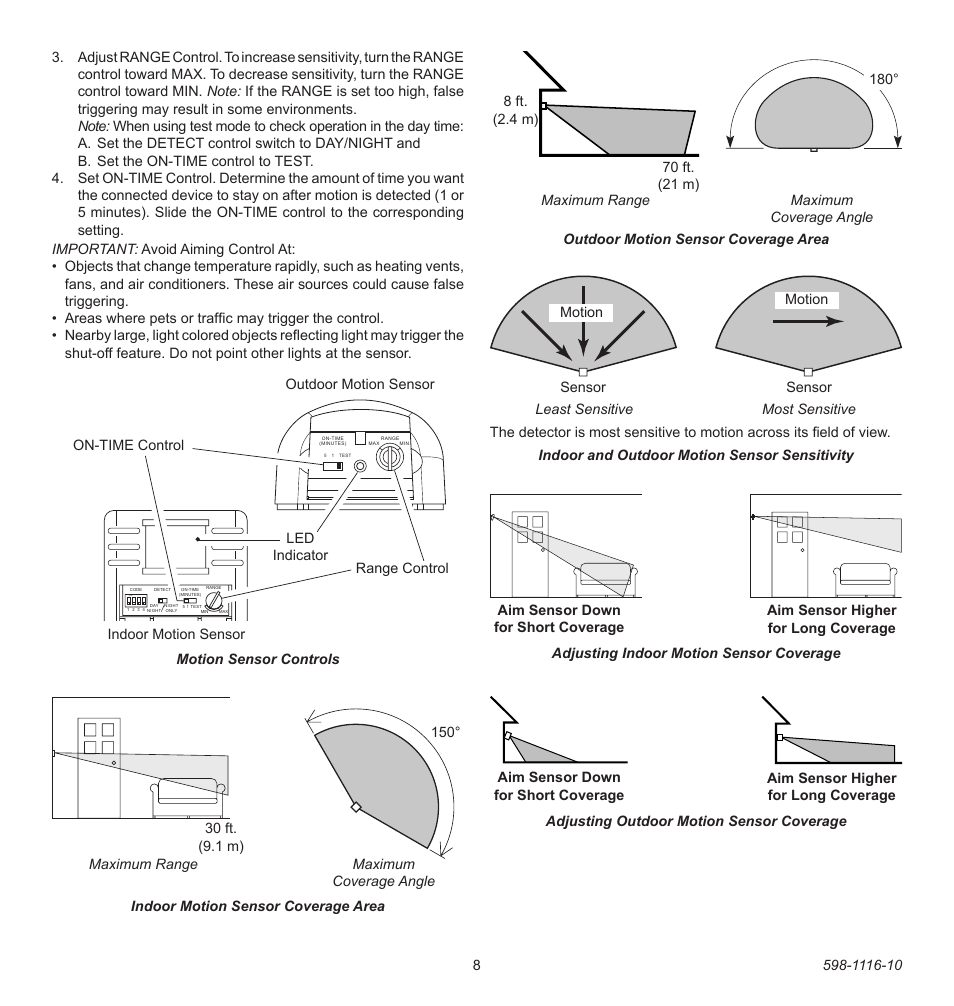 Heath Zenith 598-1116-10 User Manual | Page 8 / 40