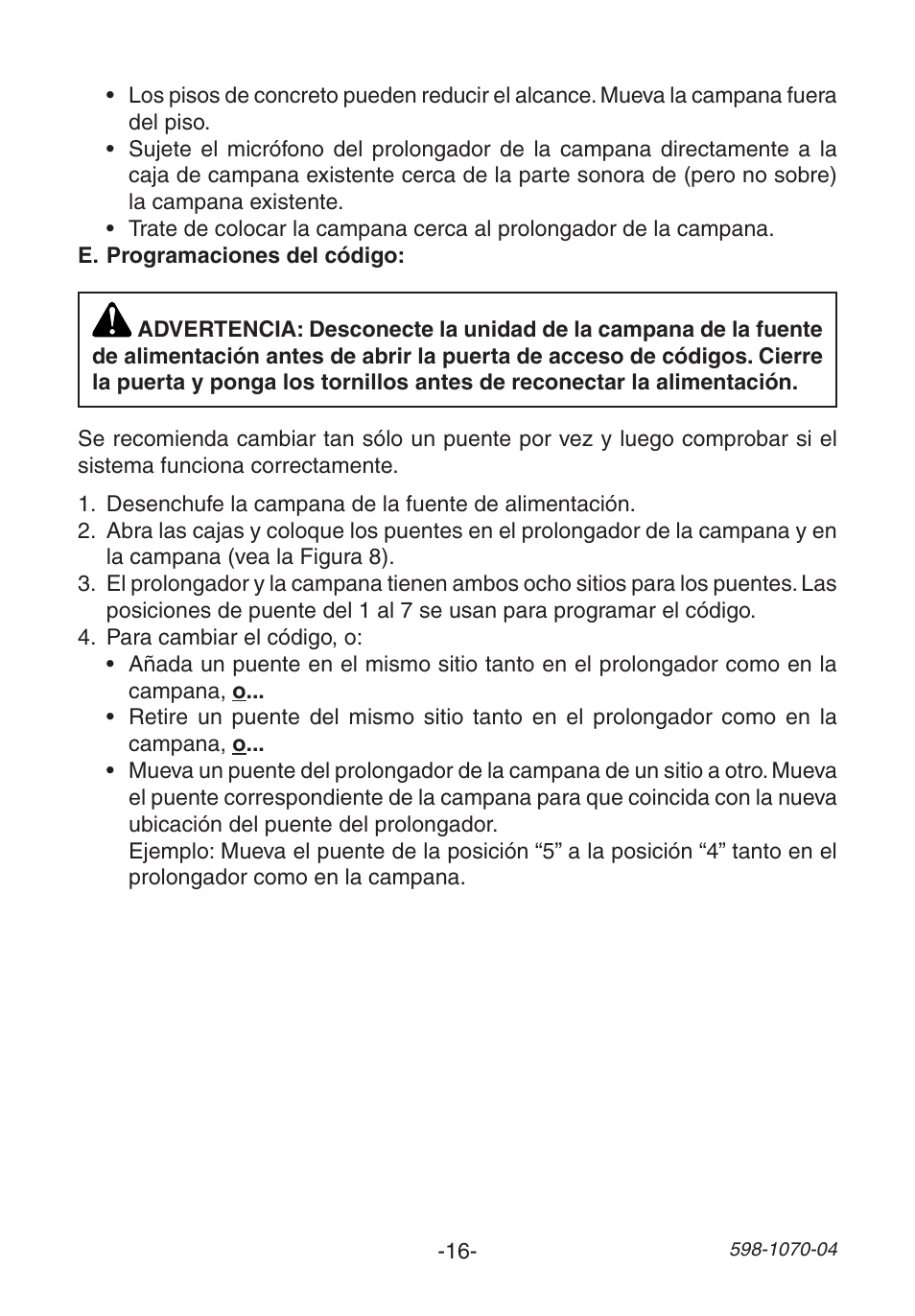 Heath Zenith Chime Extender 6157 User Manual | Page 16 / 32