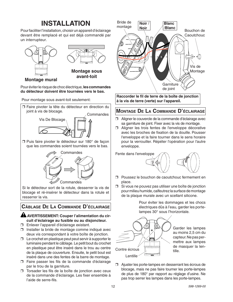 Installation | Heath Zenith SL-5326 User Manual | Page 12 / 16