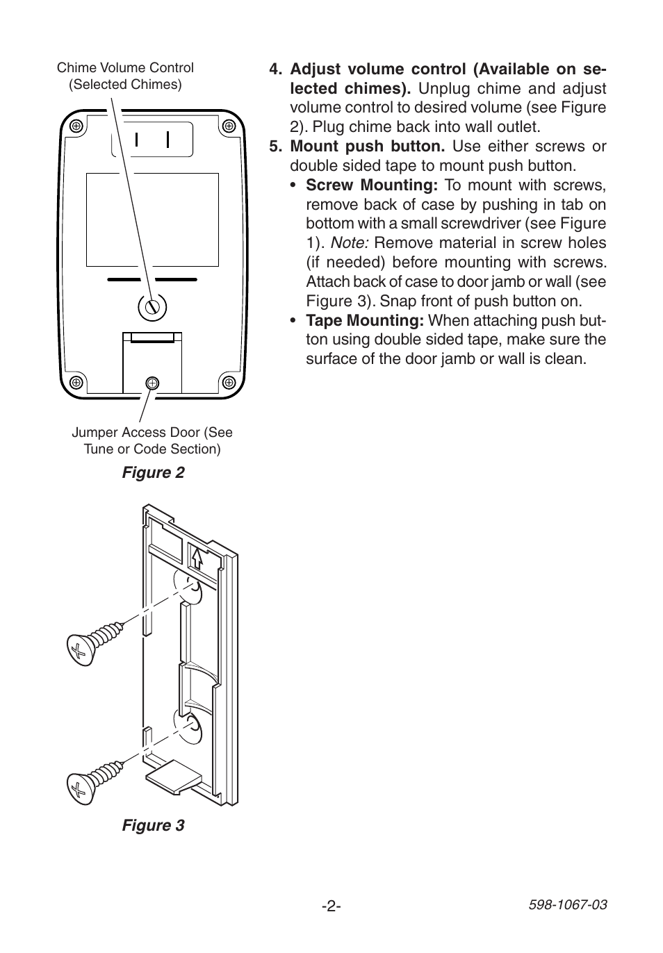 Heath Zenith Wireless Plug-In Chime 598-1067-03 User Manual | Page 2 / 24