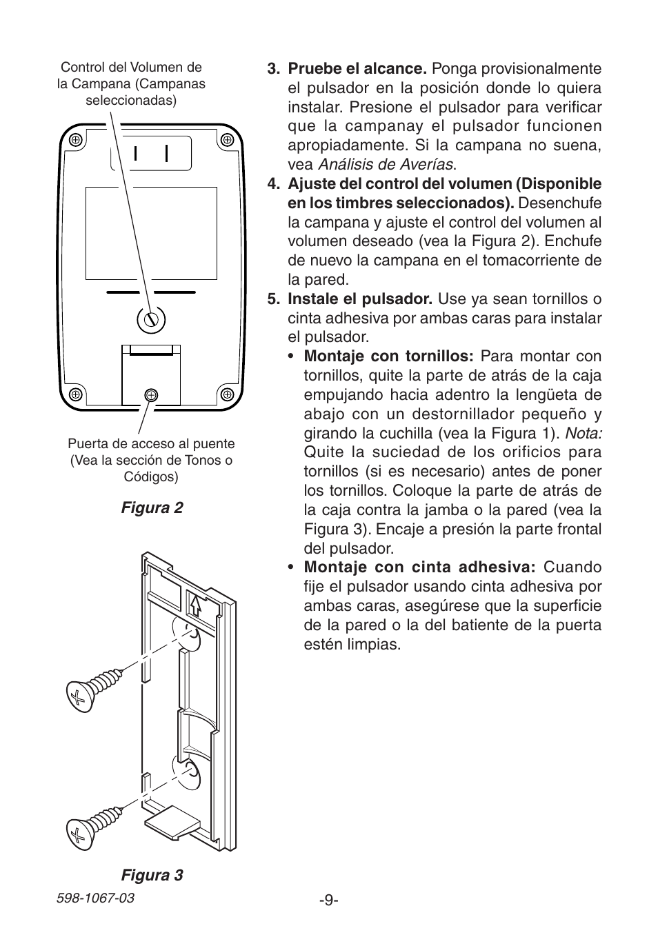 Heath Zenith Wireless Plug-In Chime 598-1067-03 User Manual | Page 9 / 24