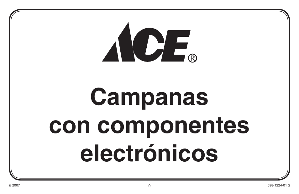 Campanas con componentes electrónicos | Heath Zenith Hardwired Electronic Chime 598-1224-01 User Manual | Page 9 / 24