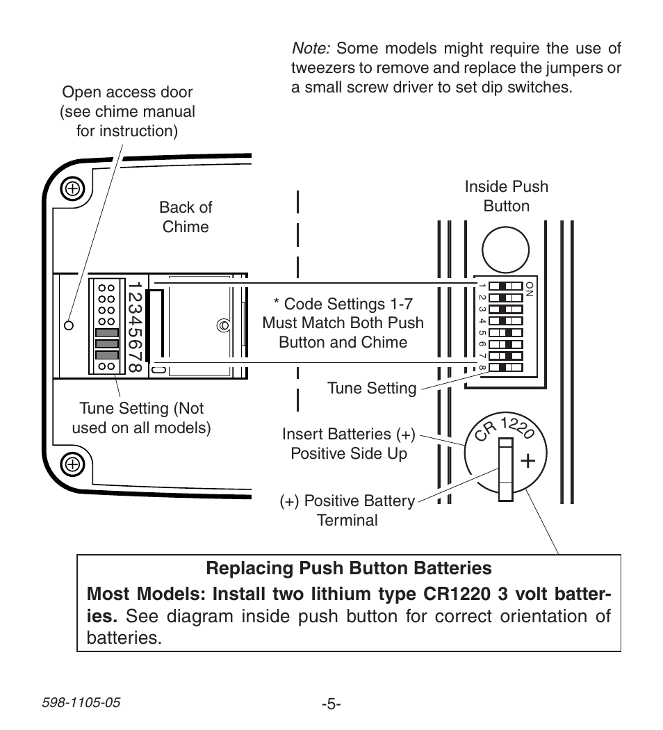 Heath Zenith Wireless Push Button Accessory 598-1105-05 User Manual | Page 5 / 32