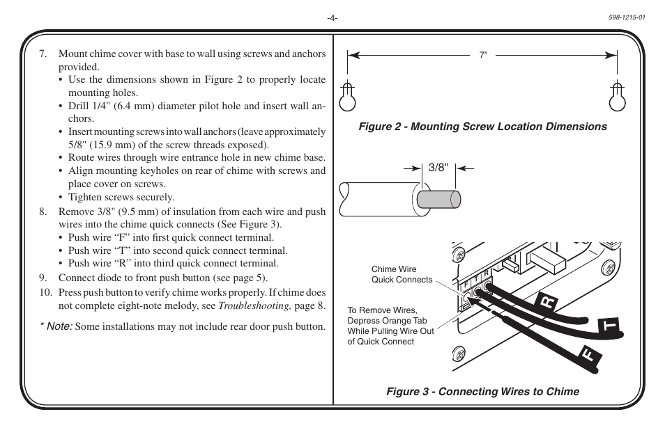 Rf t | Heath Zenith 598-1215-01 User Manual | Page 4 / 32