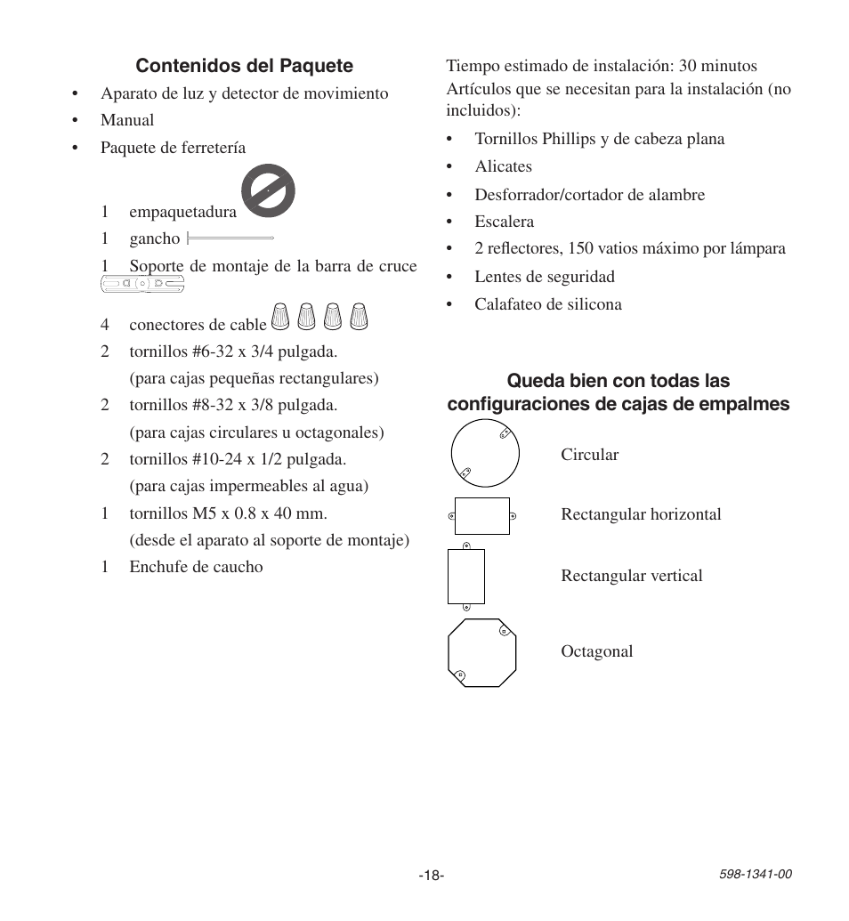Heath Zenith Secure Home SH-9250-WH User Manual | Page 18 / 42