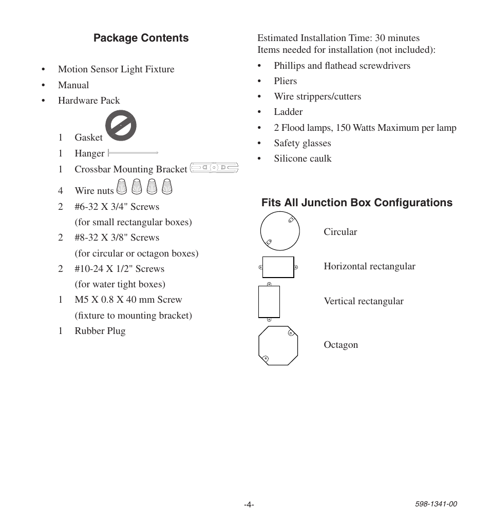 Heath Zenith Secure Home SH-9250-WH User Manual | Page 4 / 42