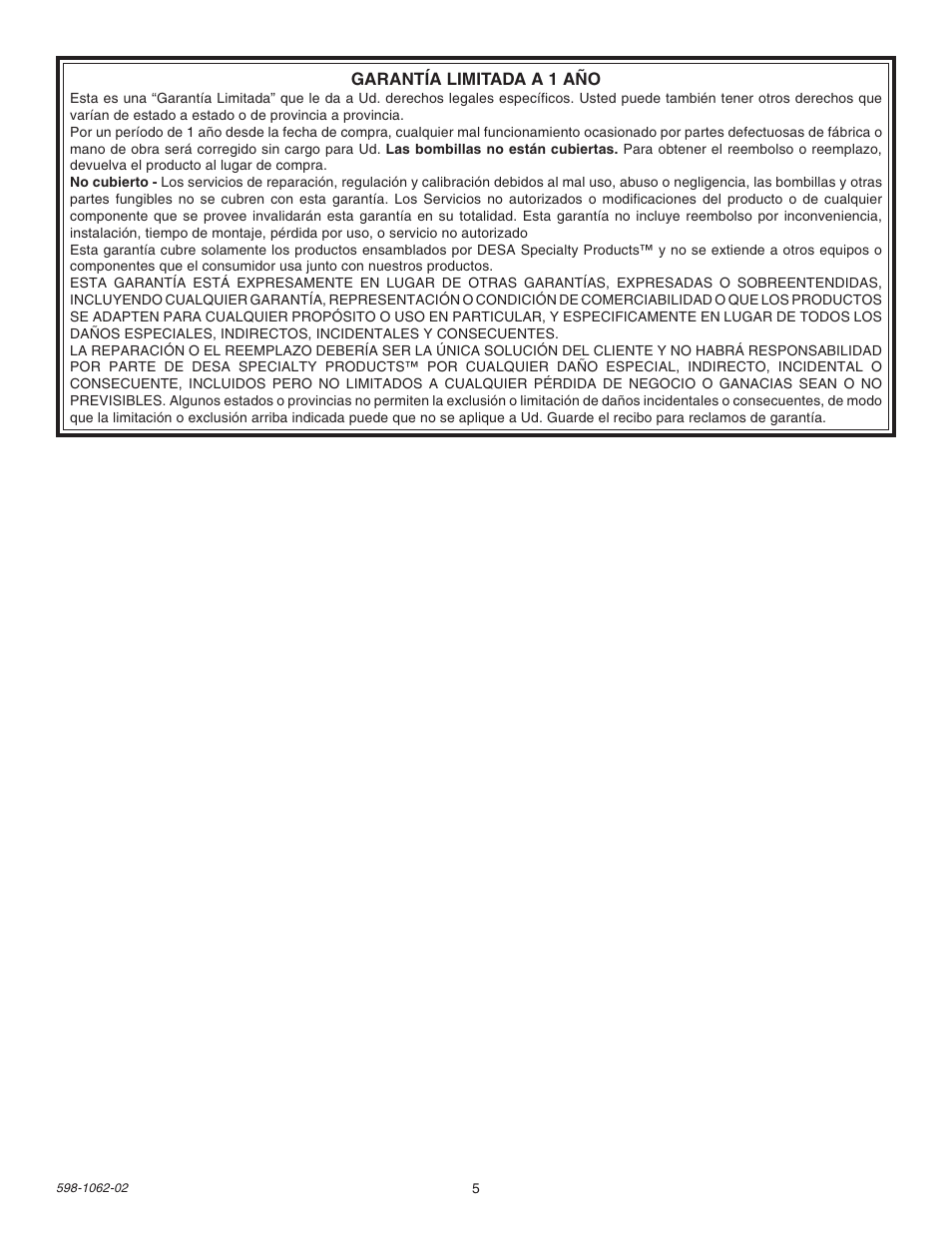 Heath Zenith 175 WATT MERCURY VAPOR DUSK TO DAWN SECURITY LIGHT SL-5653 User Manual | Page 5 / 8
