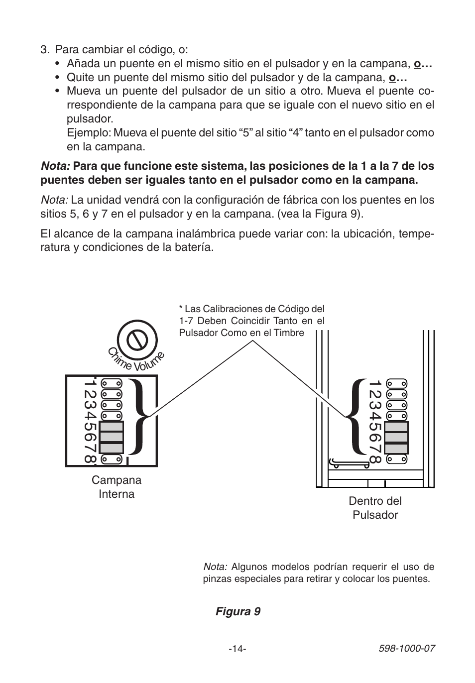 Heath Zenith Decorative Wireless Chime 598-1000-07 User Manual | Page 14 / 24
