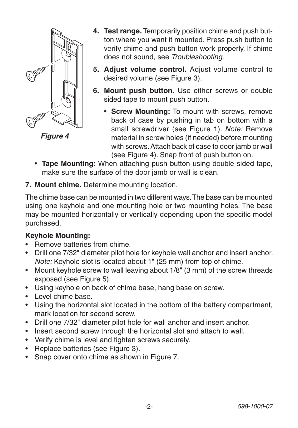 Heath Zenith Decorative Wireless Chime 598-1000-07 User Manual | Page 2 / 24
