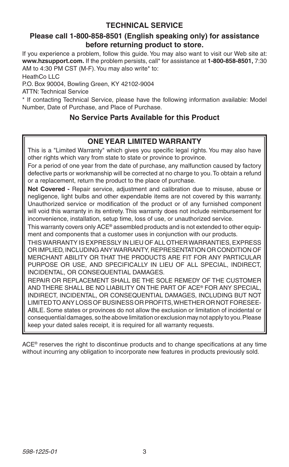 Heath Zenith ac-29 User Manual | Page 3 / 12