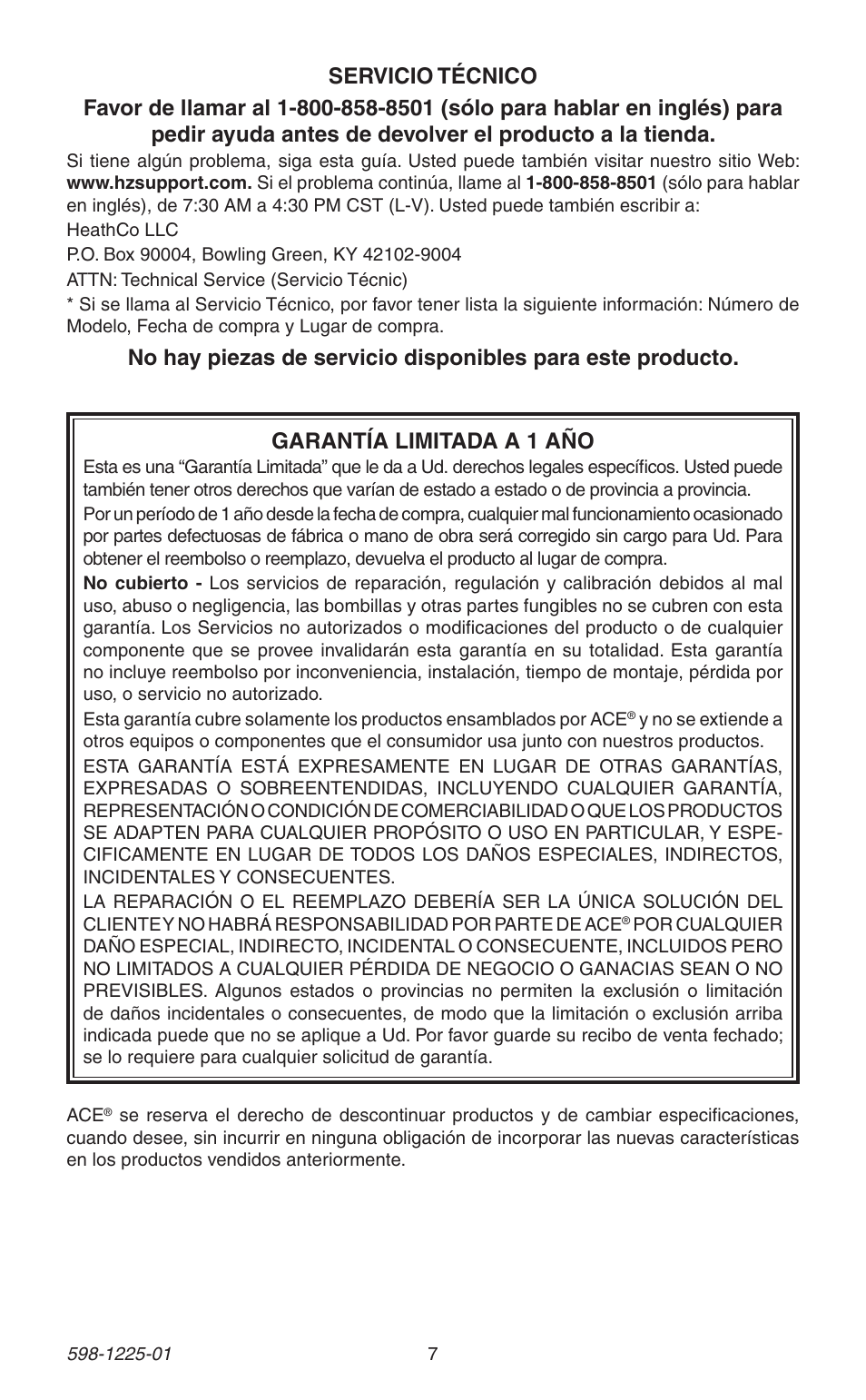 Heath Zenith ac-29 User Manual | Page 7 / 12