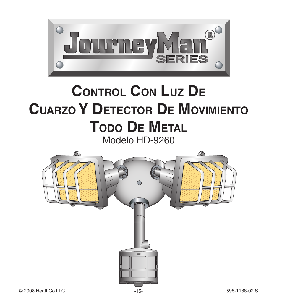 Heath Zenith All MetAl Motion SenSor HD-9260 User Manual | Page 15 / 42