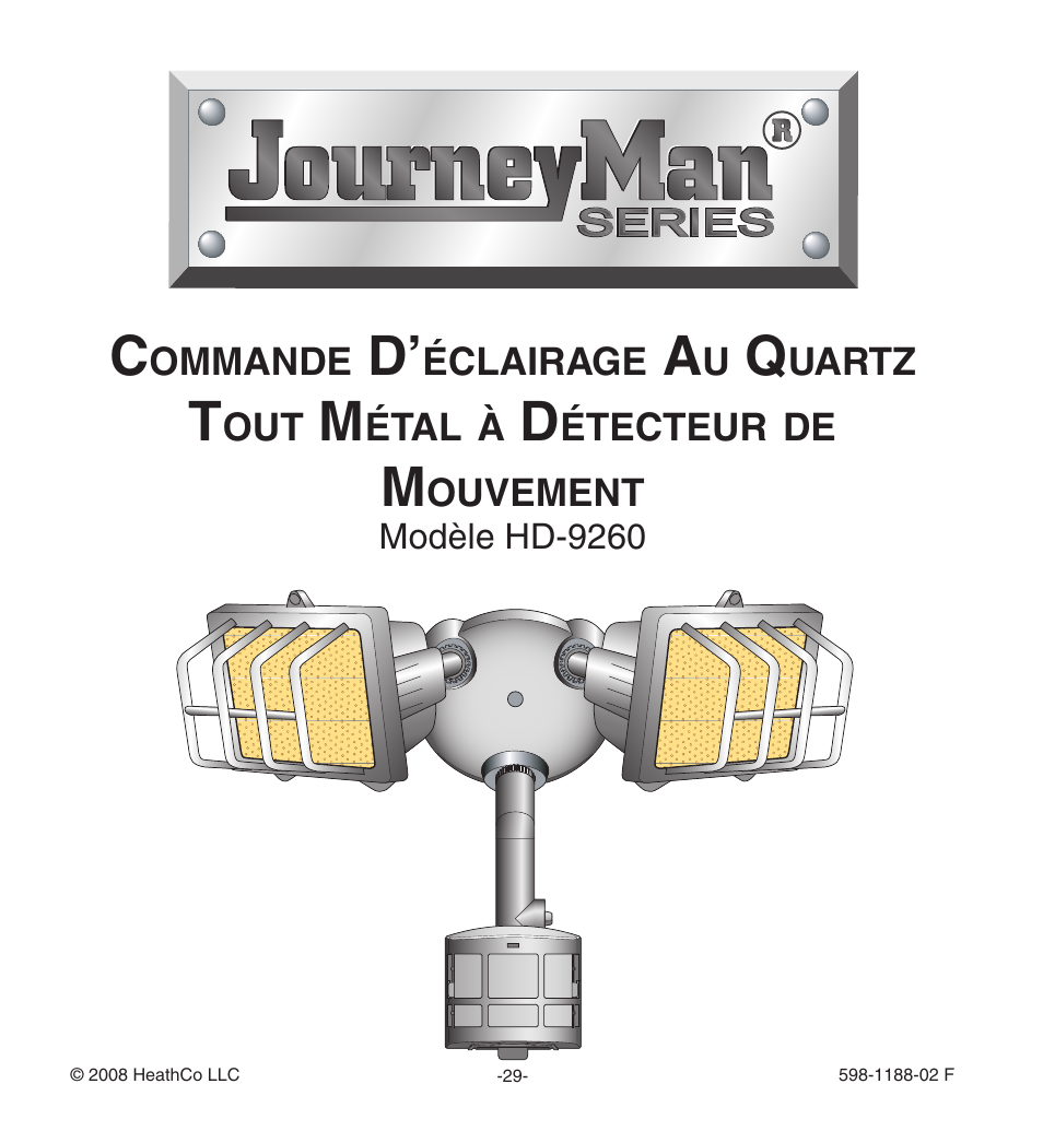 Heath Zenith All MetAl Motion SenSor HD-9260 User Manual | Page 29 / 42