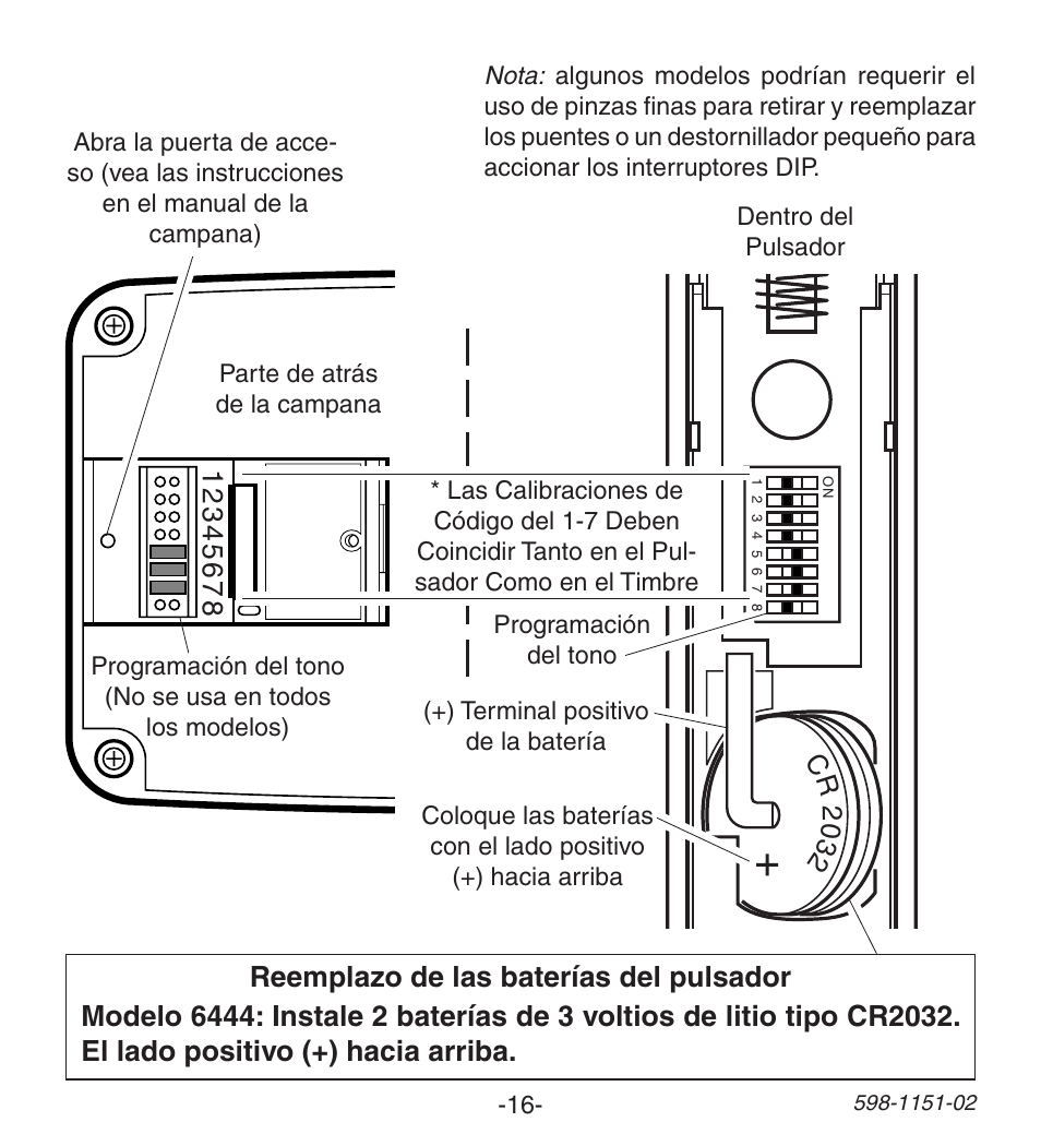 Heath Zenith Wireless Push Button Accessory 598-1151-02 User Manual | Page 16 / 32