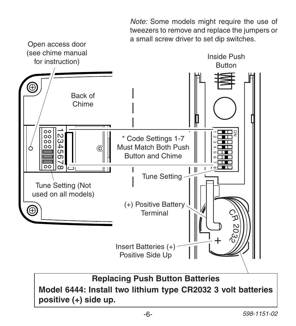 Heath Zenith Wireless Push Button Accessory 598-1151-02 User Manual | Page 6 / 32