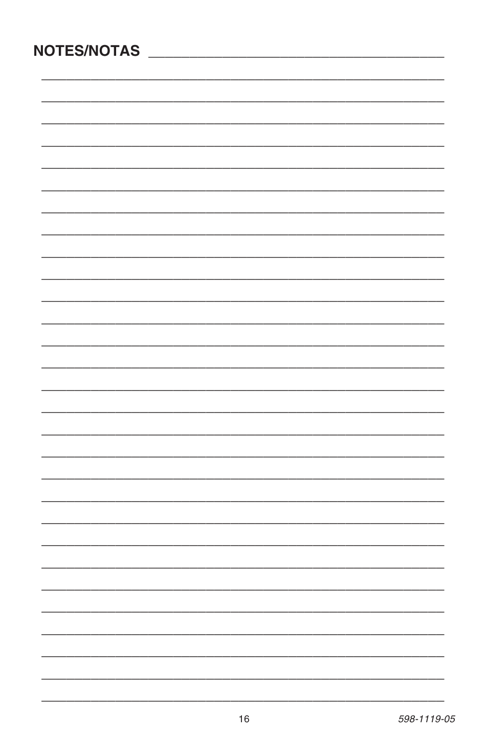 Heath Zenith 598-1119-05 User Manual | Page 16 / 16