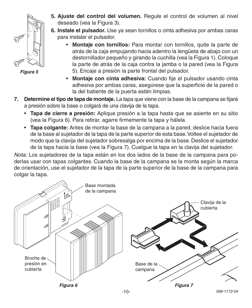Heath Zenith Wireless Chime 598-1172-04 User Manual | Page 10 / 24