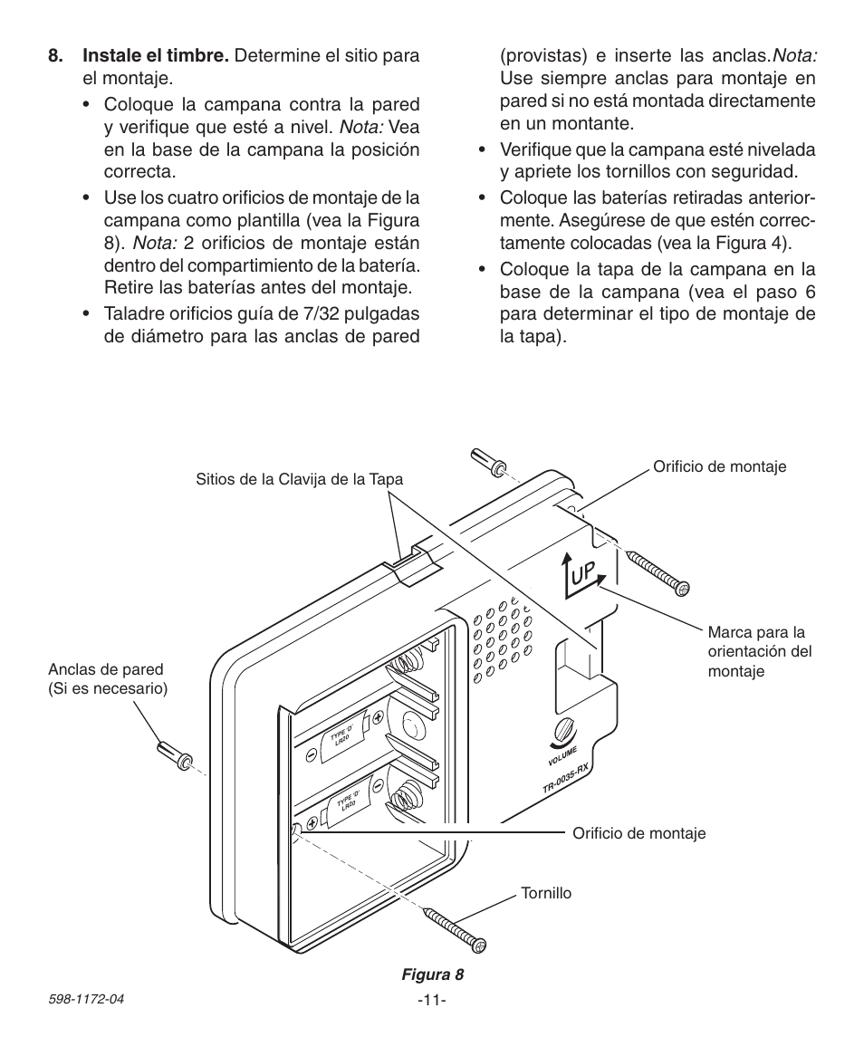 Heath Zenith Wireless Chime 598-1172-04 User Manual | Page 11 / 24