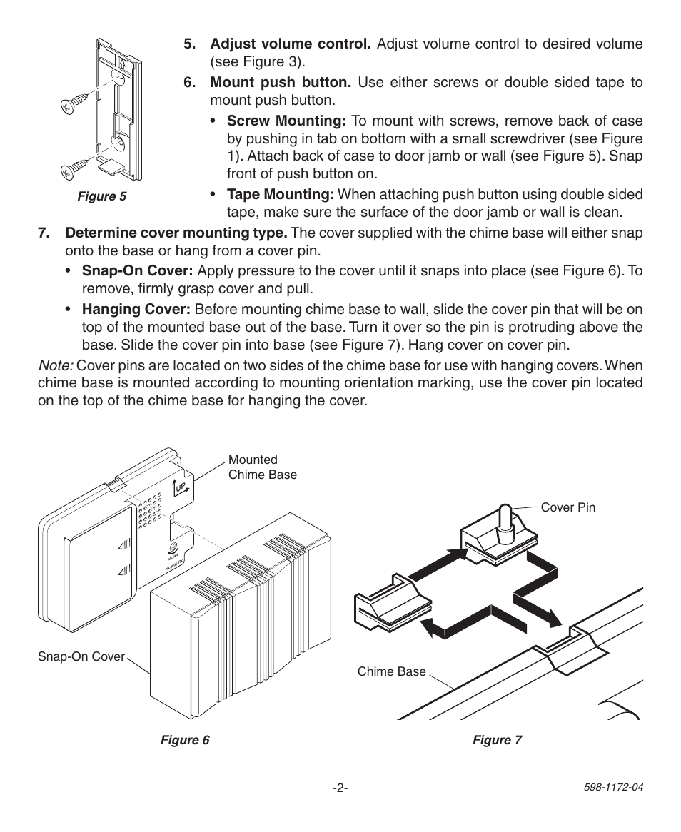 Heath Zenith Wireless Chime 598-1172-04 User Manual | Page 2 / 24