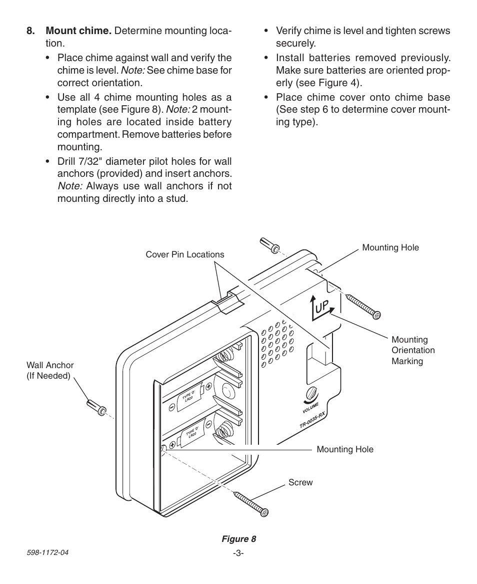 Heath Zenith Wireless Chime 598-1172-04 User Manual | Page 3 / 24