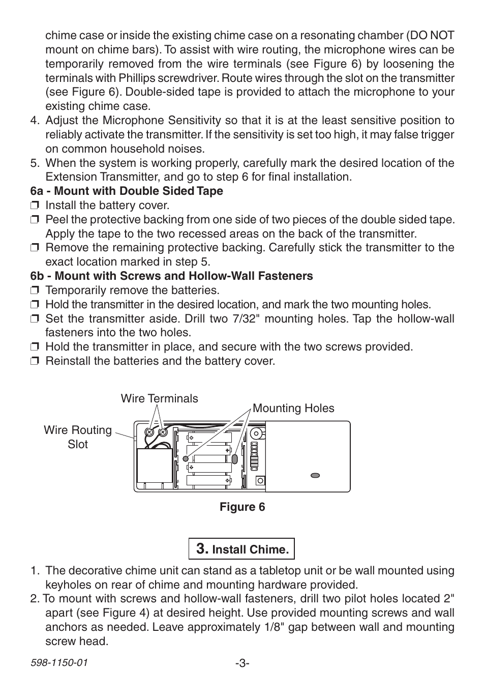 Heath Zenith Weatherproof Long Range Wireless Chime with Chime Extender AC-6507 User Manual | Page 3 / 24