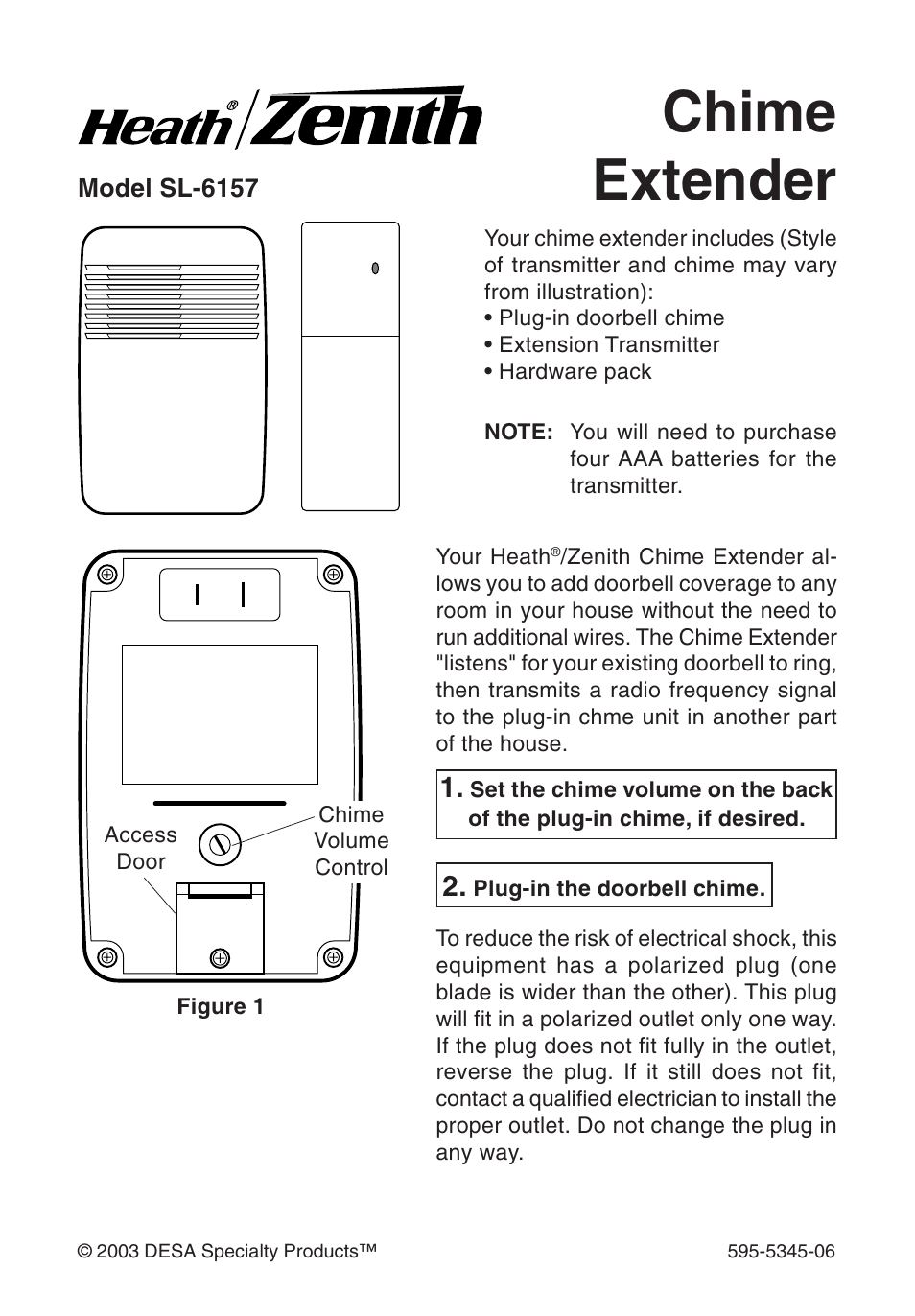 Heath Zenith SL-6157 User Manual | 24 pages