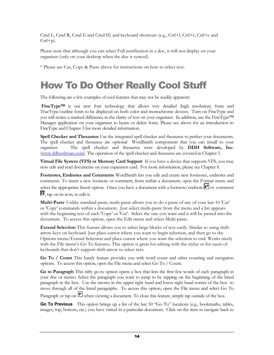 How to do other really cool stuff, Ther, Eally | Tuff | Handmark 2.2 User Manual | Page 16 / 70
