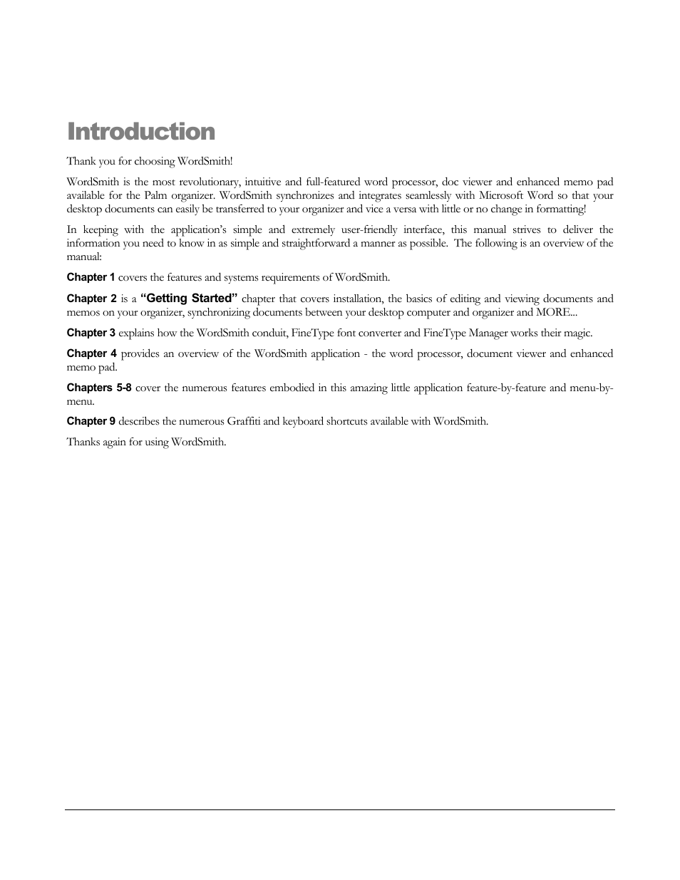 Introduction | Handmark 2.2 User Manual | Page 2 / 70