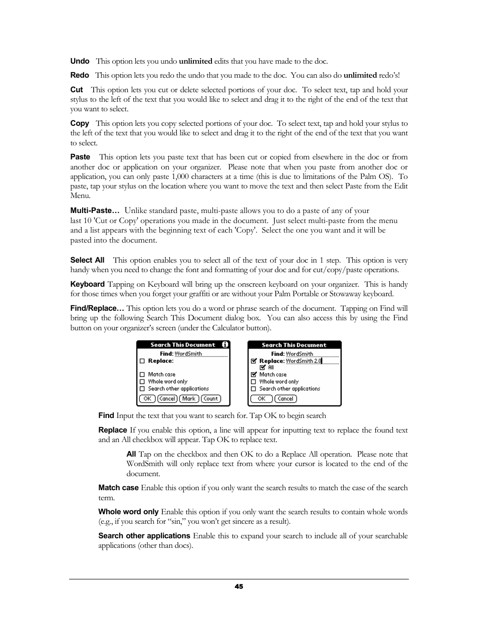 Handmark 2.2 User Manual | Page 47 / 70