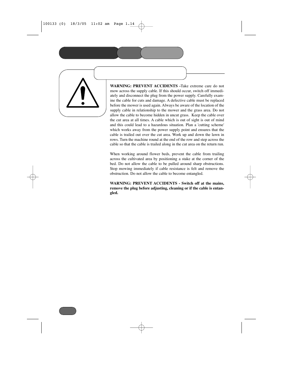 Safe mower practice operating the mower | Hayter Mowers Envoy Code 100C User Manual | Page 14 / 32
