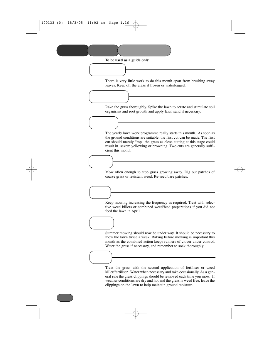 Hayter Mowers Envoy Code 100C User Manual | Page 16 / 32