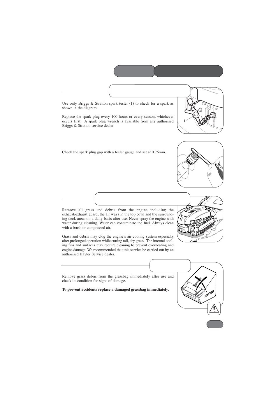 Hayter Mowers Harrier 56 BBC User Manual | Page 23 / 40