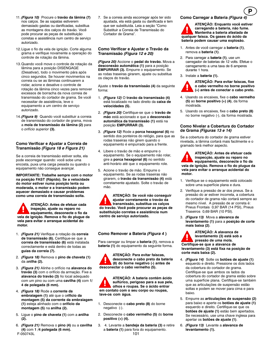 Hayter Mowers 405607x52A User Manual | Page 101 / 124