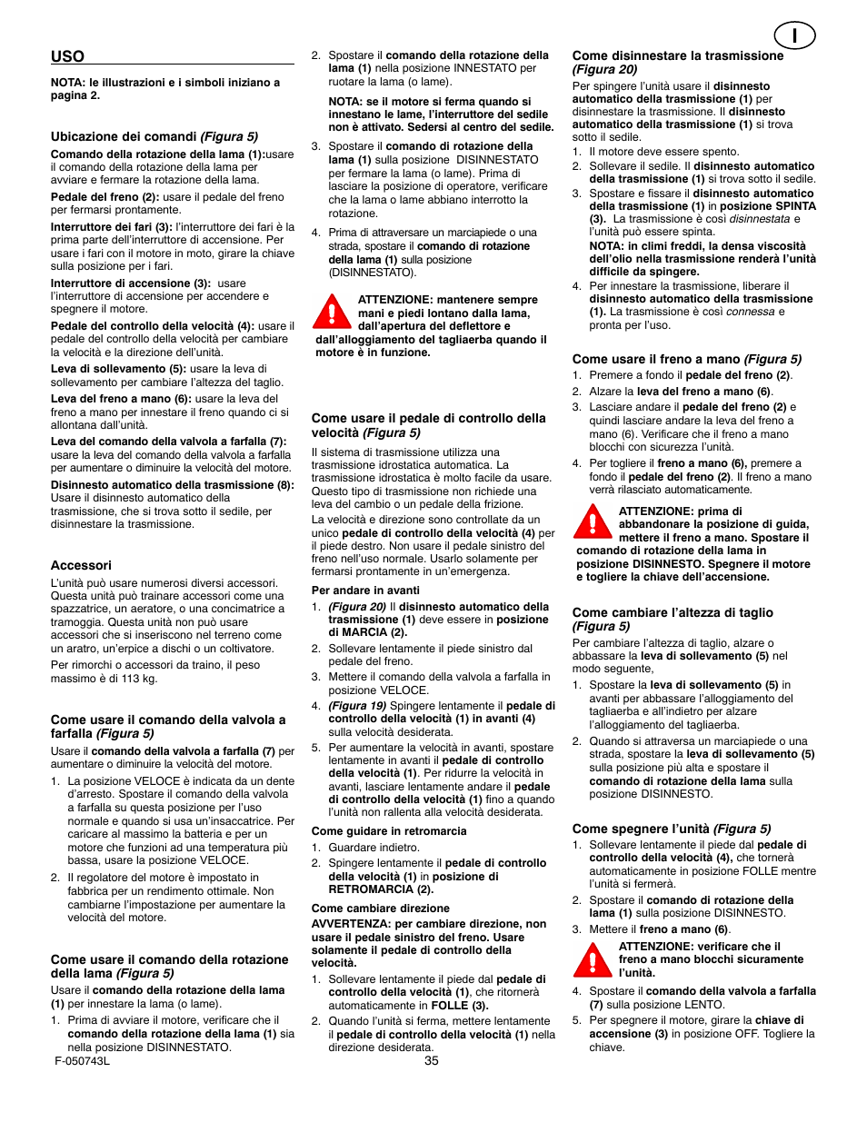 Hayter Mowers 405607x52A User Manual | Page 35 / 124