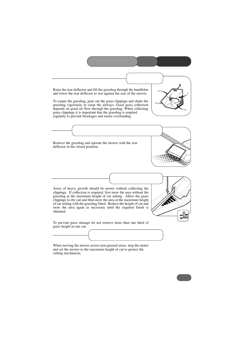 Mower the operating | Hayter Mowers Harrier 41 Electric User Manual | Page 13 / 32