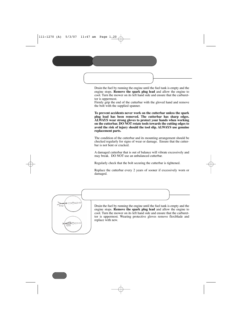 Hayter Mowers 453 User Manual | Page 20 / 32