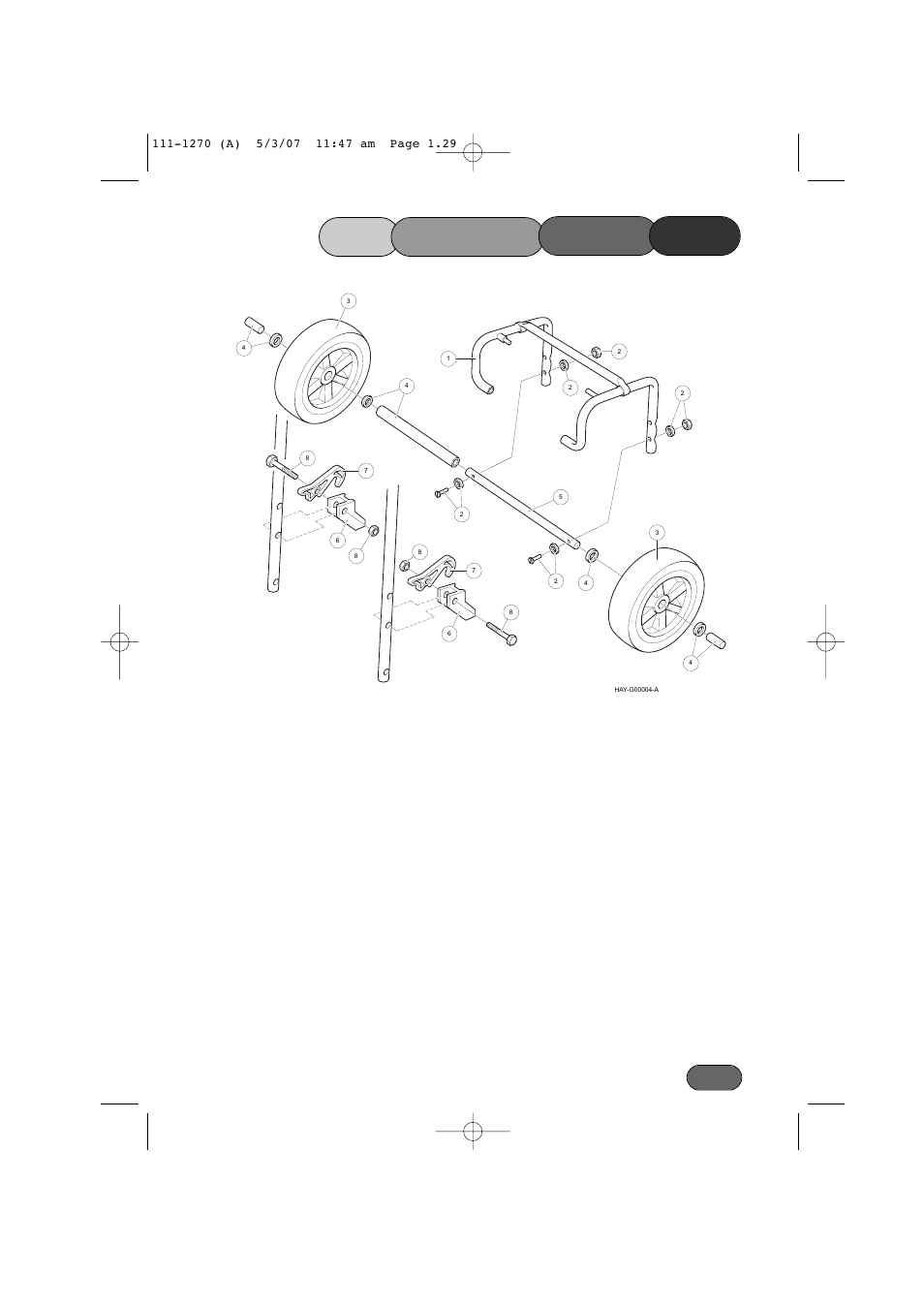 Kit options parts list | Hayter Mowers 453 User Manual | Page 29 / 32