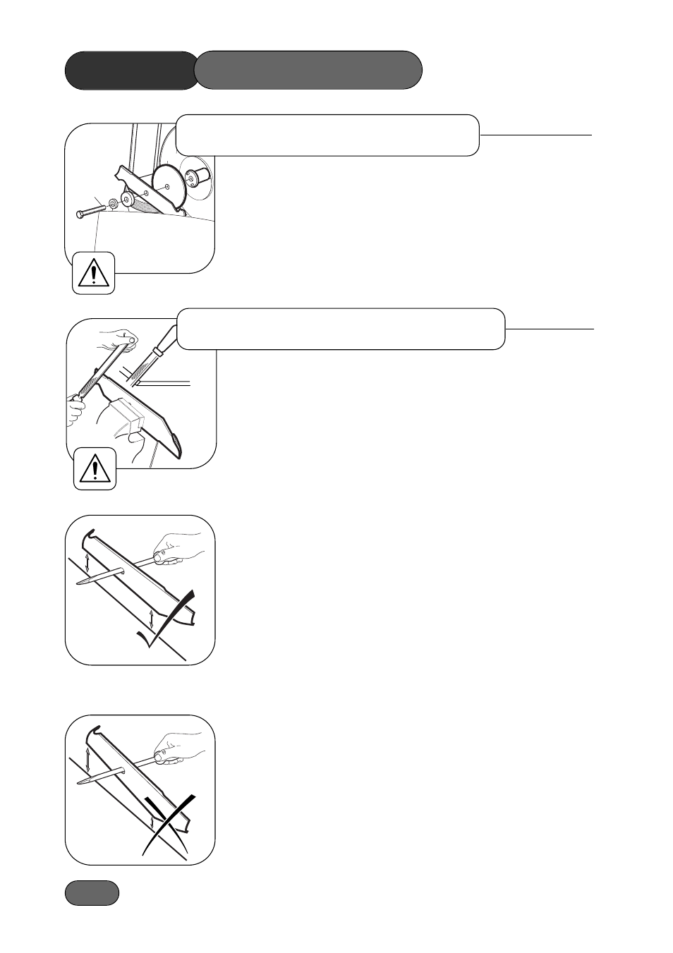 Mower maintenance, Cutterblade sharpening, Cutterblade assembly | Hayter Mowers Ranger 415A User Manual | Page 24 / 34