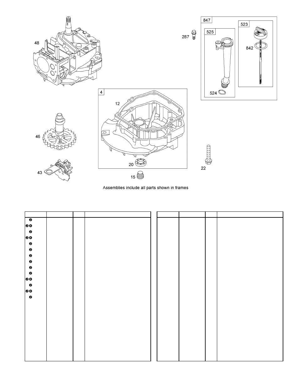 Crankcase assembly | Hayter Mowers R48 User Manual | Page 12 / 24