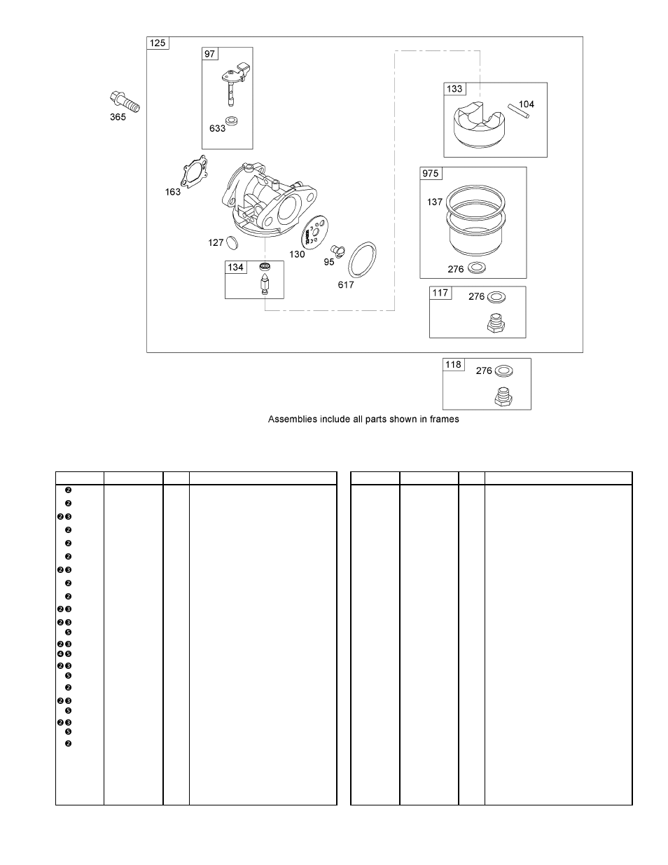 Carburetor assembly | Hayter Mowers R48 User Manual | Page 13 / 24