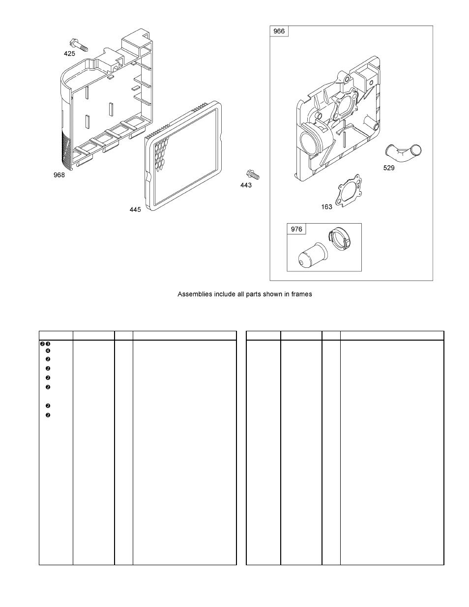 Air cleaner assembly | Hayter Mowers R48 User Manual | Page 14 / 24