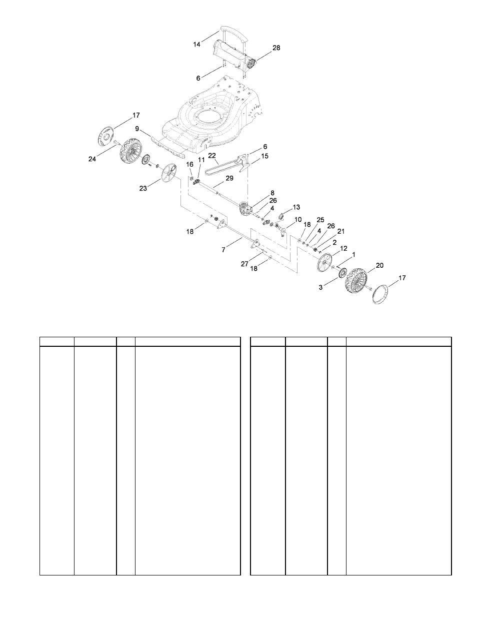 Drive assembly | Hayter Mowers R48 User Manual | Page 4 / 24