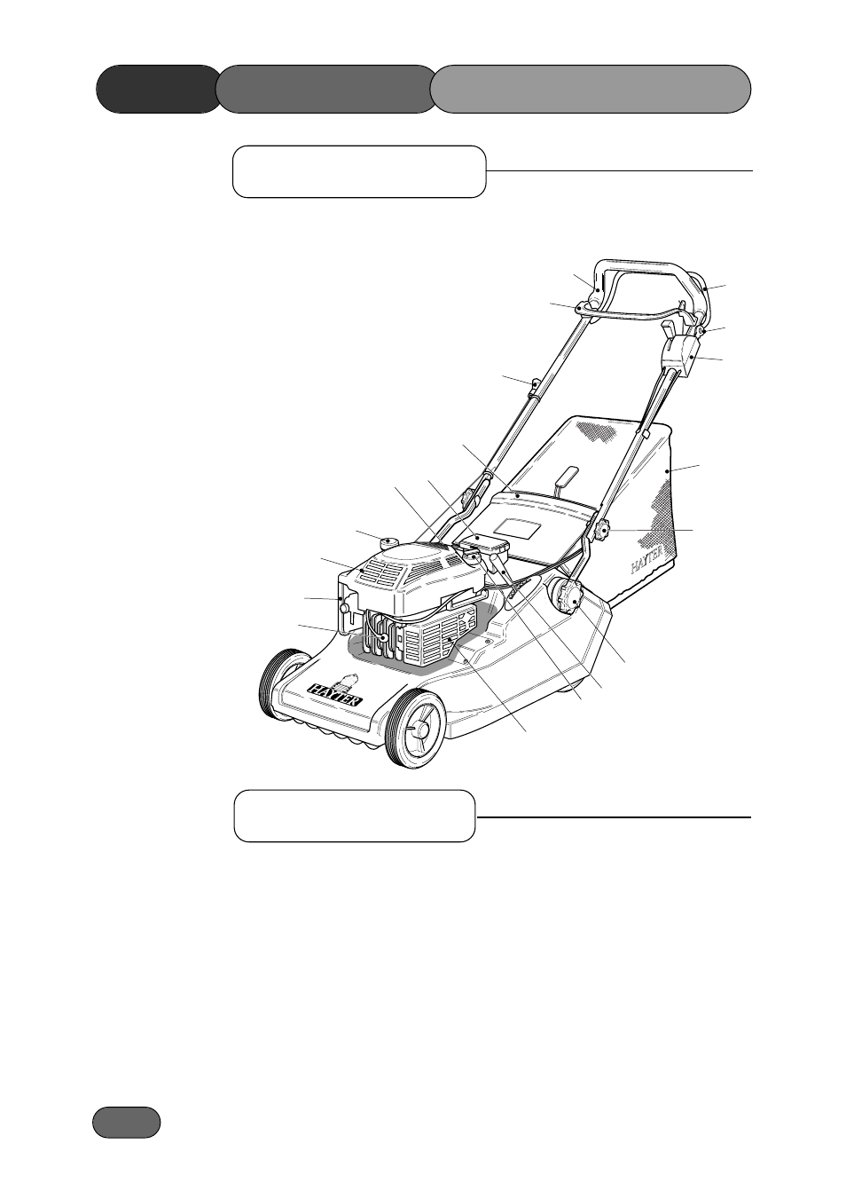 Main features /specifications, Main features specifications | Hayter Mowers 481A User Manual | Page 2 / 36
