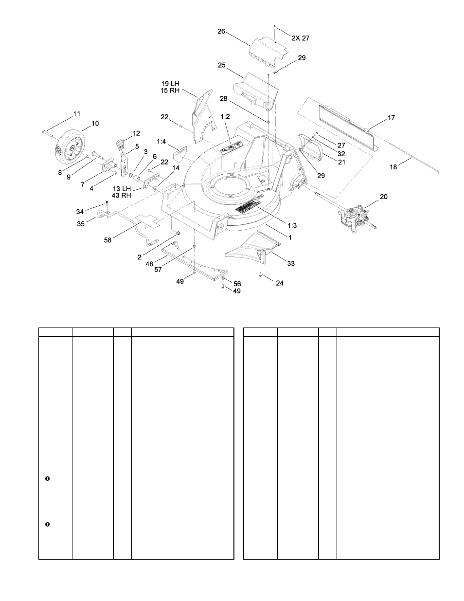 Housing assembly | Hayter Mowers G002741 User Manual | Page 3 / 24