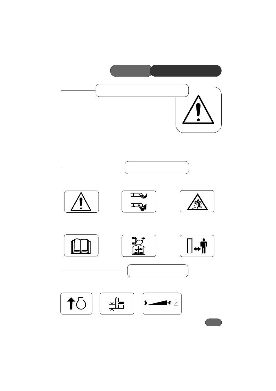 Safety precautions, Maintenance & storage safety symbols, Decal symbols | Hayter Mowers Harier 56 341A User Manual | Page 11 / 36