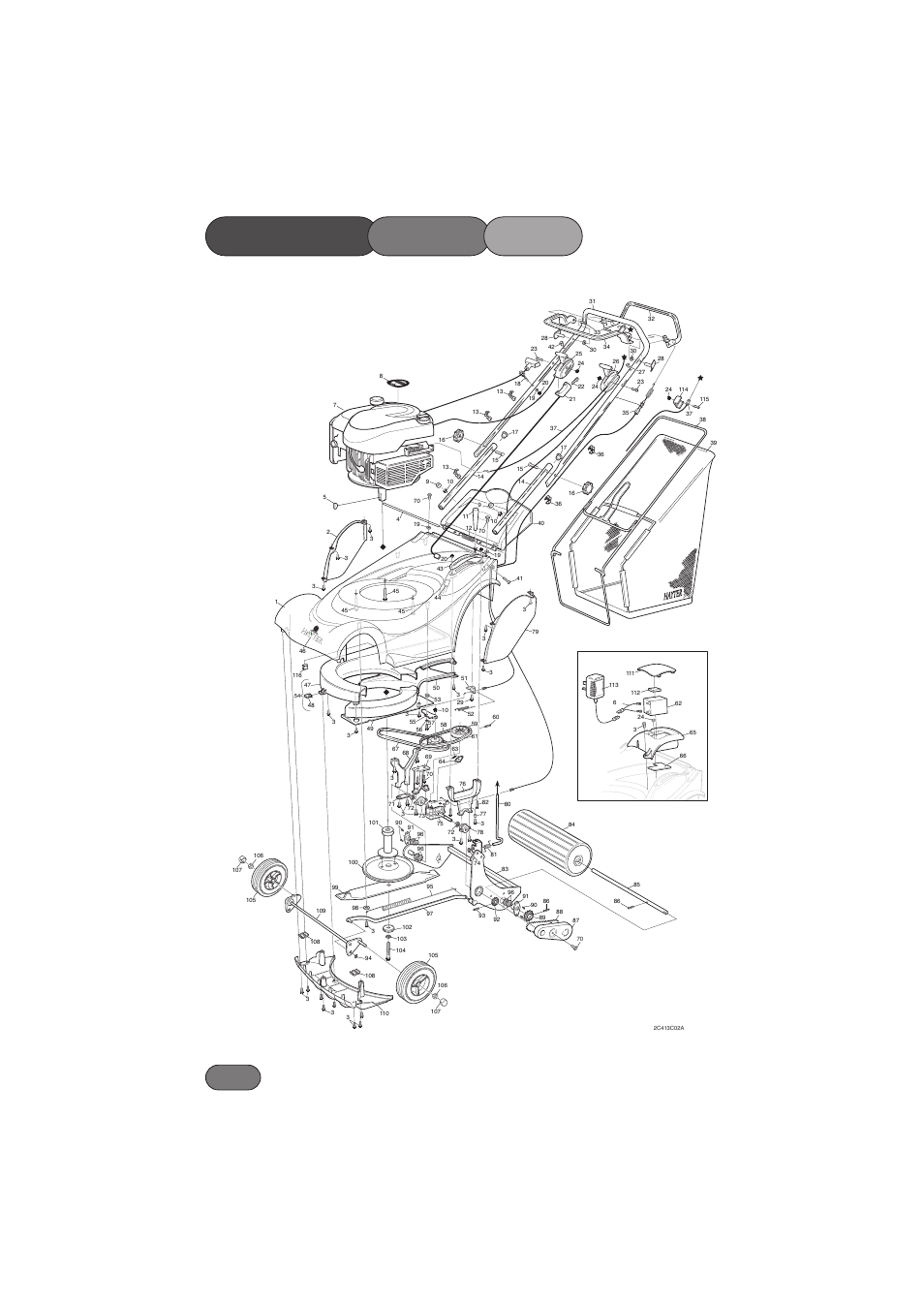 Briggs & strat ton | Hayter Mowers Harrier 41 410D User Manual | Page 36 / 40
