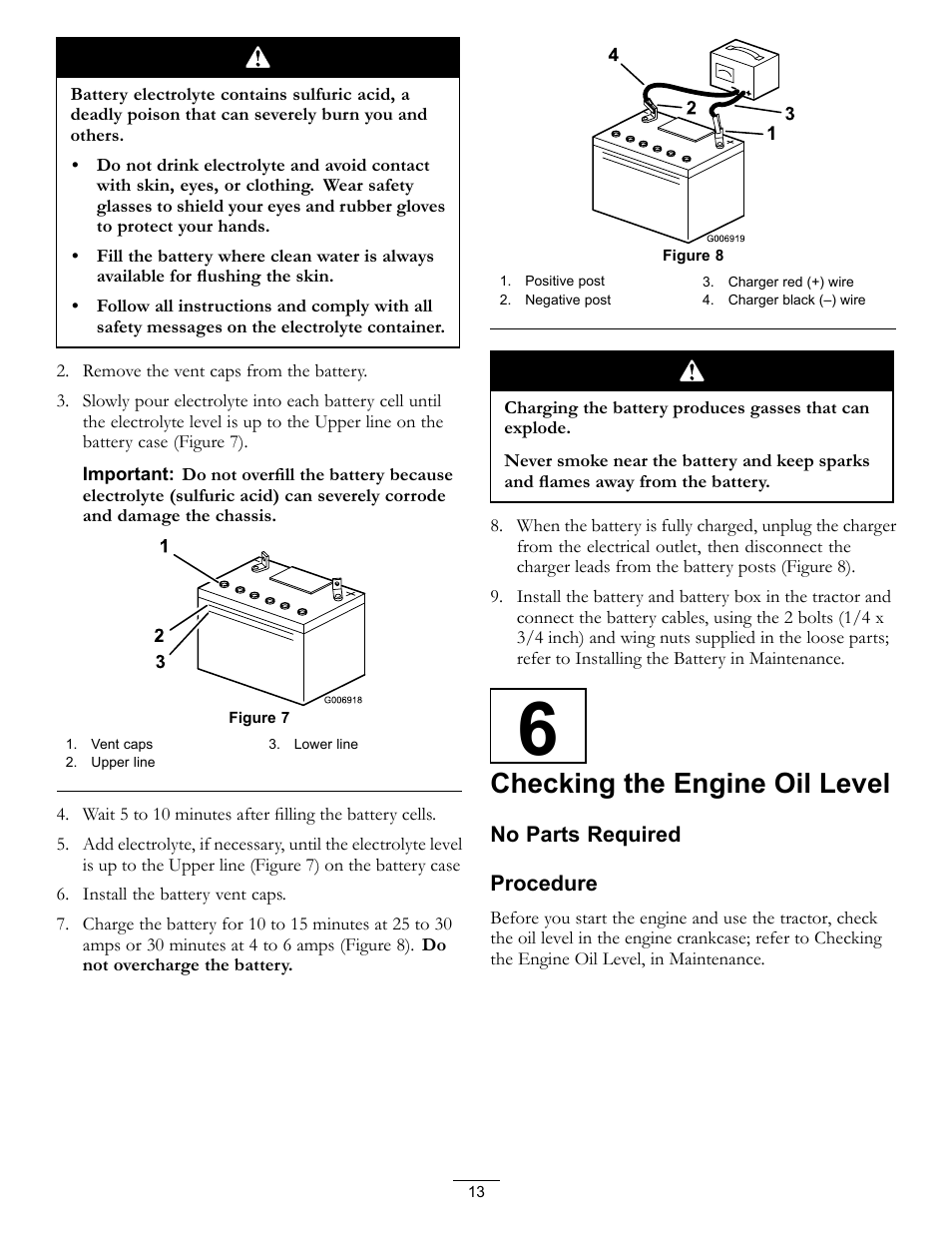 Checking the engine oil level | Hayter Mowers RT380H User Manual | Page 13 / 52